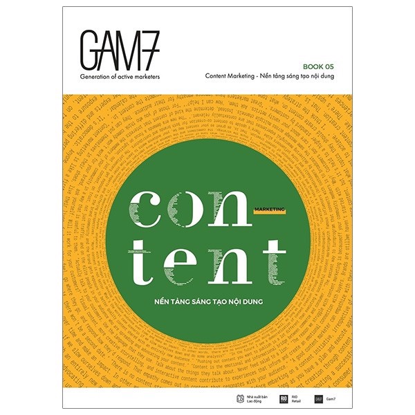 Gam7 Book No.5 Content - Nền Tảng Sáng Tạo Nội Dung (Tái Bản 2019)