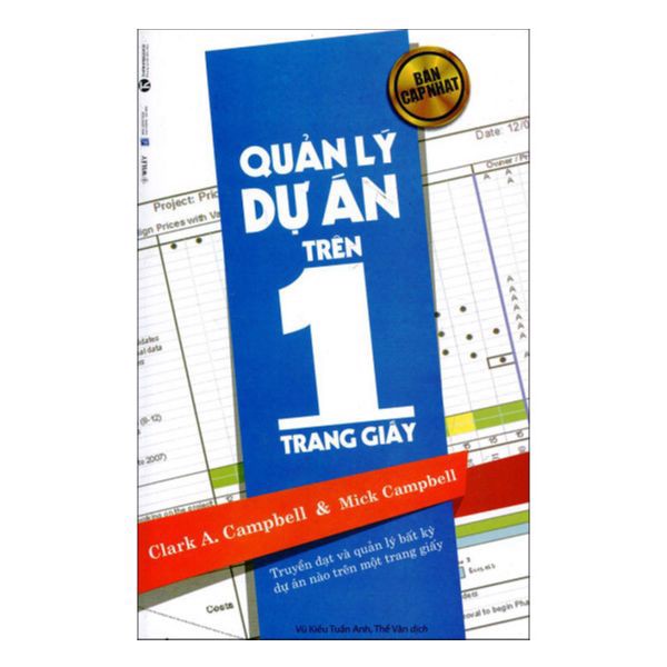 Quản Lý Dự Án Trên 1 Trang Giấy