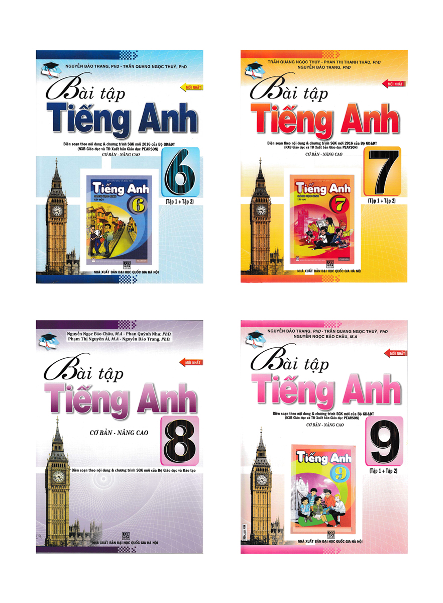 Bộ Sách Bài Tập Tiếng Anh THCS - Cơ Bản Và Nâng Cao (Chương Trình Thí Điểm)