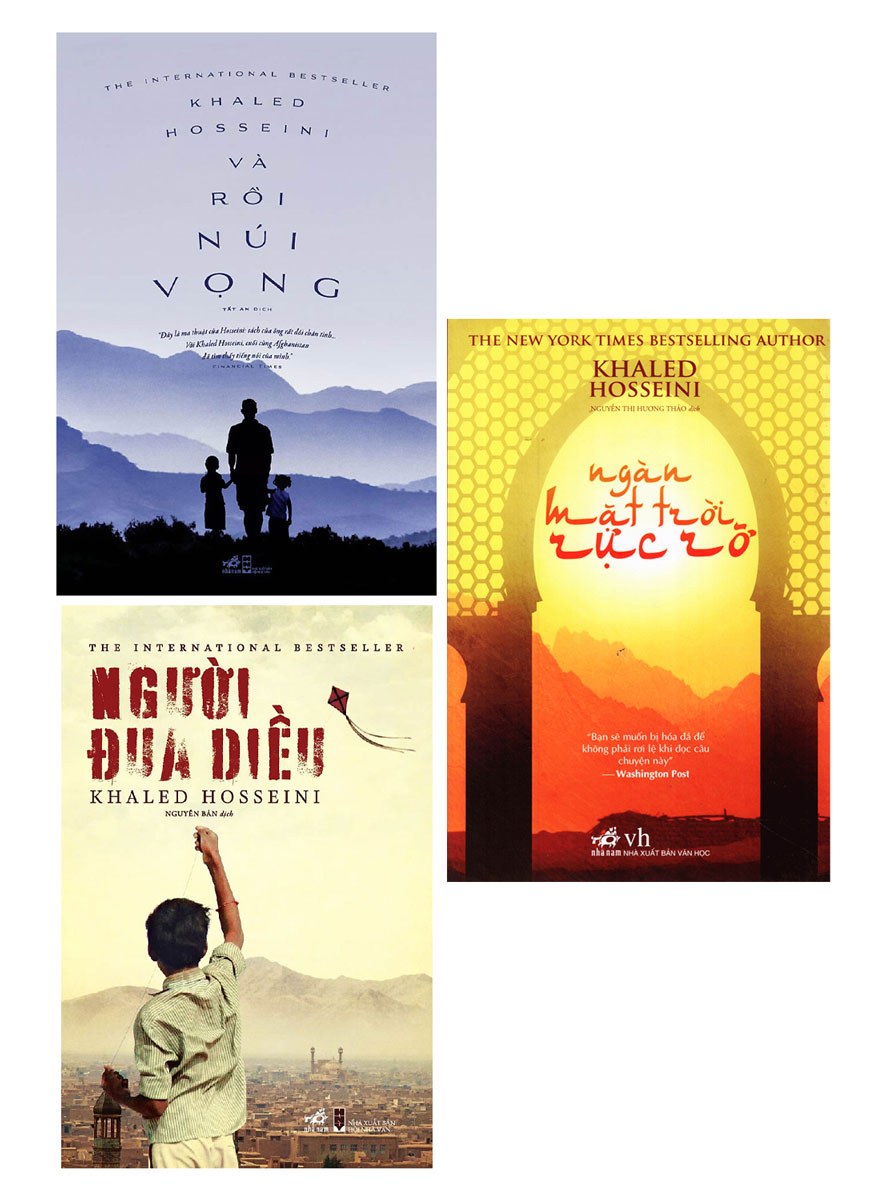 Combo 3 Cuốn Khaled Hosseini: Và Rồi Núi Vọng + Người Đua Diều + Ngàn Mặt Trời Rực Rỡ