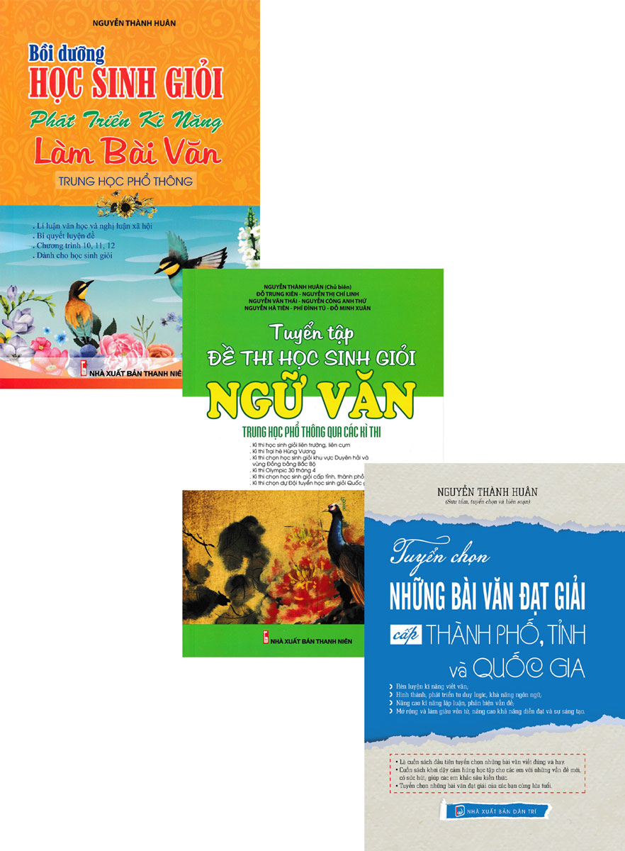 Combo Bồi Dưỡng Học Sinh Giỏi Ngữ Văn Của Nguyễn Thành Huân (3 Quyển)