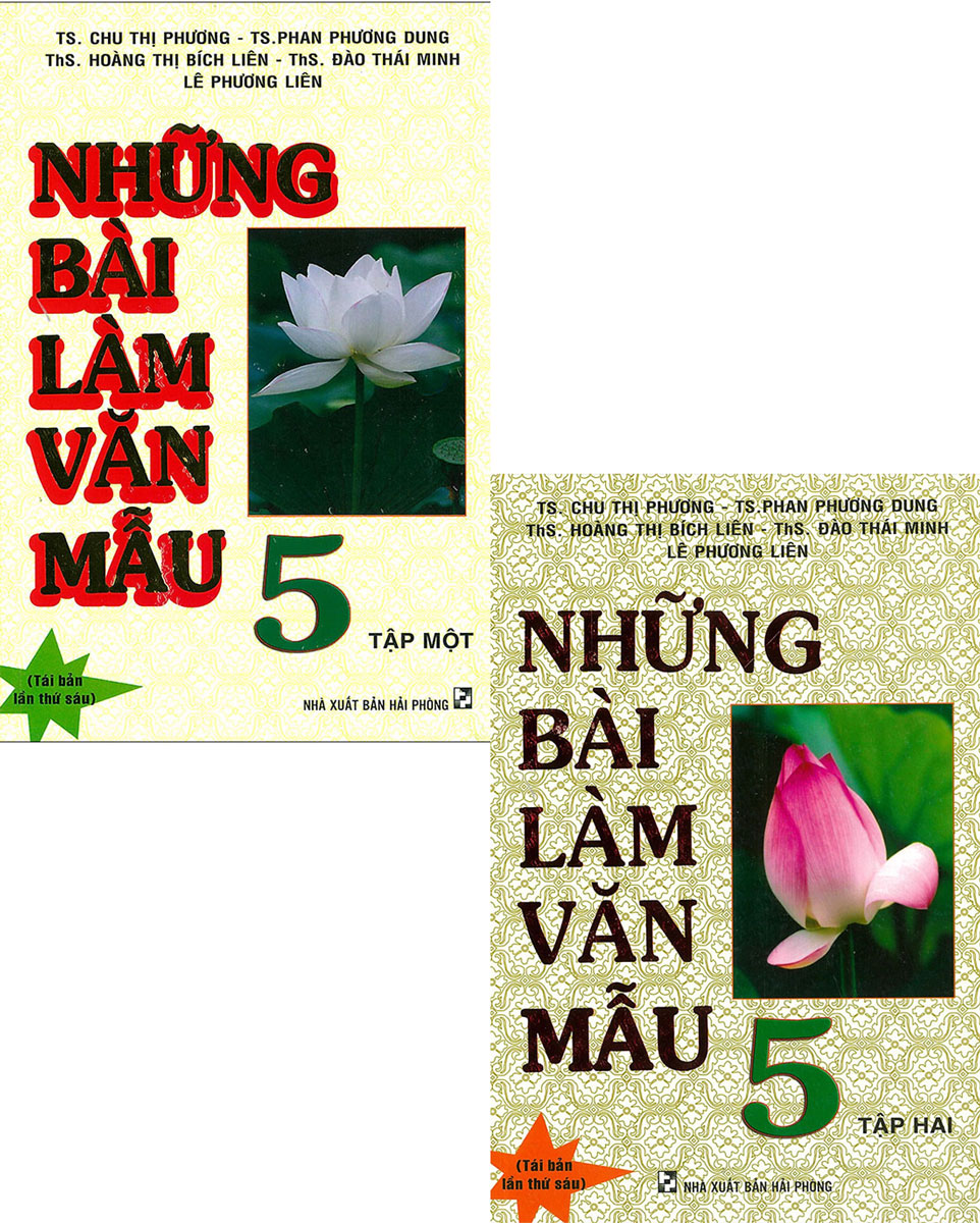 Combo Những Bài Làm Văn Mẫu 5 - Tập 1 + 2 (Bộ 2 Cuốn)