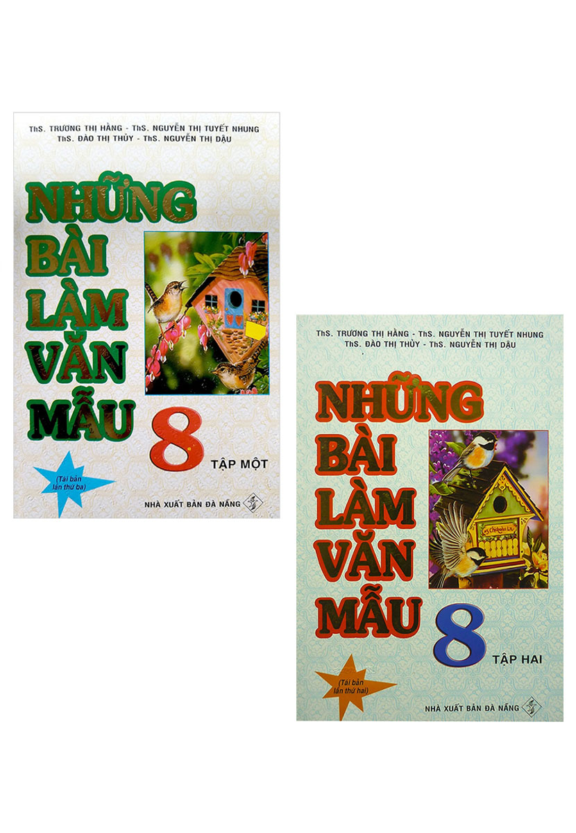 Combo Những Bài Làm Văn Mẫu 8 - Tập 1 + 2 (Bộ 2 Cuốn)