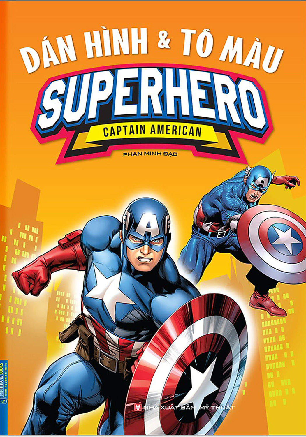 Dán Hình & Tô Màu Superhero Captain American