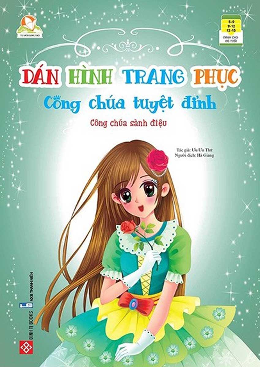 Dán Hình Trang Phục Công Chúa Tuyệt Đỉnh - Công Chúa Sành Điệu