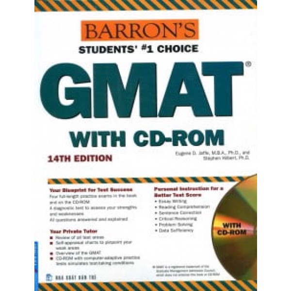 Barron's GMAT 14th Edition - Kèm CD