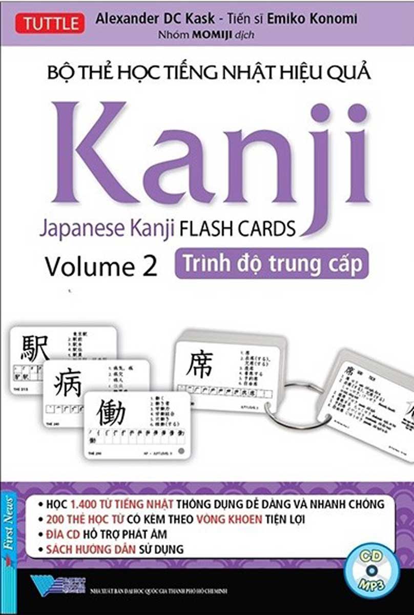 Bộ Thẻ Học Tiếng Nhật Hiệu Quả - Japanese Kanji Flashcards - Volume 2