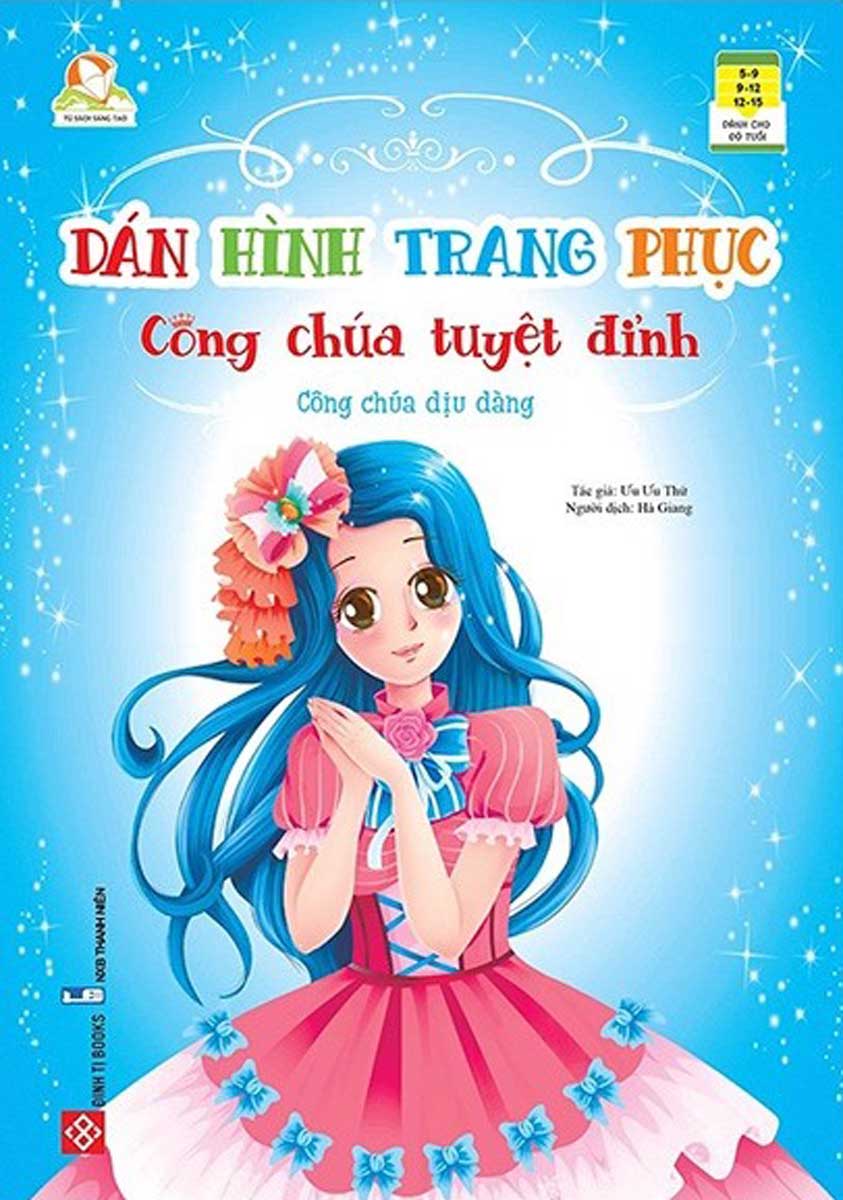 Dán Hình Trang Phục Công Chúa Tuyệt Đỉnh - Công Chúa Dịu Dàng