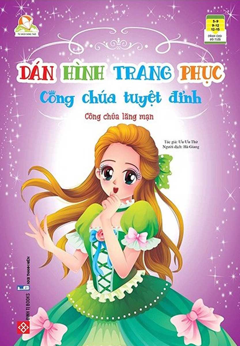 Dán Hình Trang Phục Công Chúa Tuyệt Đỉnh - Công Chúa Lãng Mạn