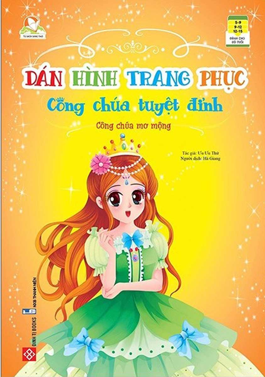 Dán Hình Trang Phục Công Chúa Tuyệt Đỉnh - Công Chúa Mơ Mộng