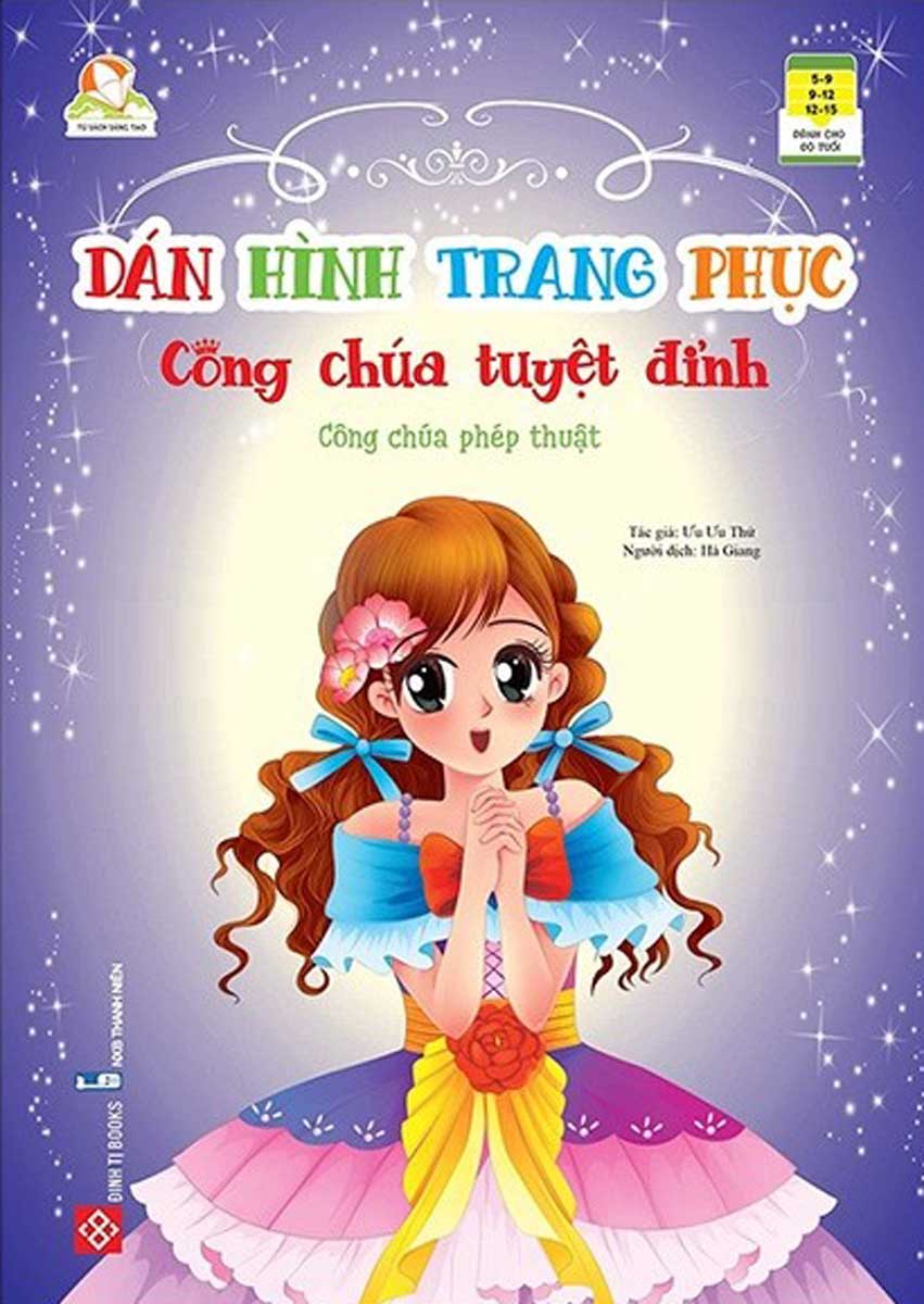 Dán Hình Trang Phục Công Chúa Tuyệt Đỉnh - Công Chúa Phép Thuật