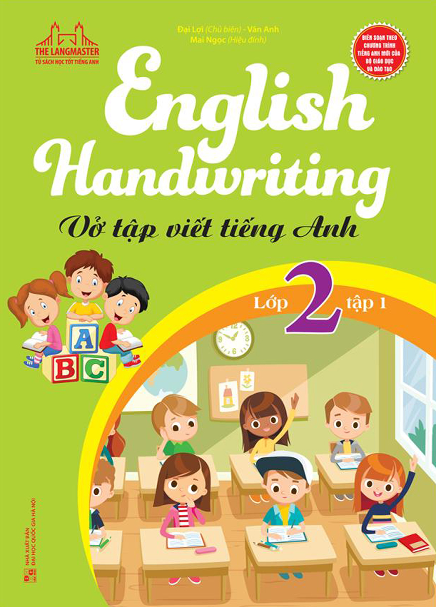 English Handwriting - Vở Tập Viết Tiếng Anh Lớp 2 Tập 1
