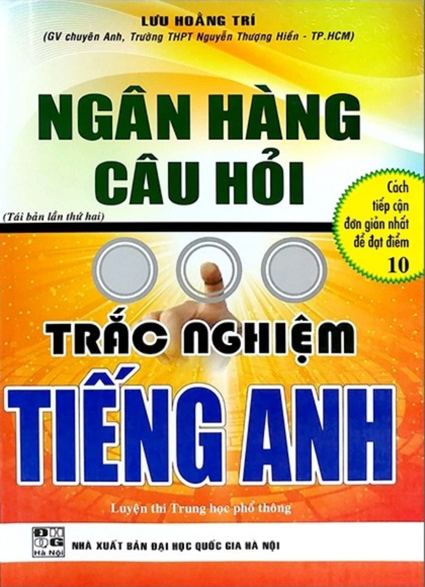 Ngân Hàng Câu Hỏi Trắc Nghiệm Tiếng Anh