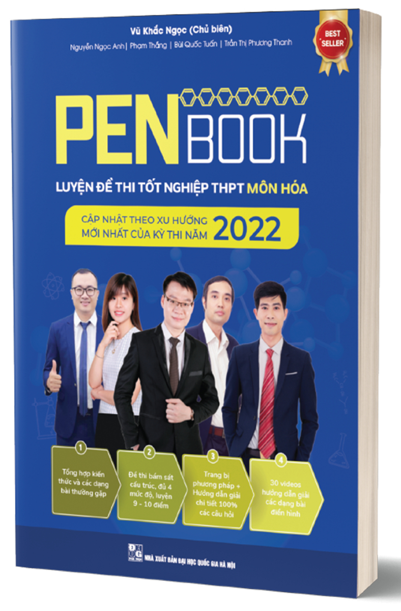 PENBOOK – Luyện Đề Thi Tốt Nghiệp THPT Môn Hóa Học 2022