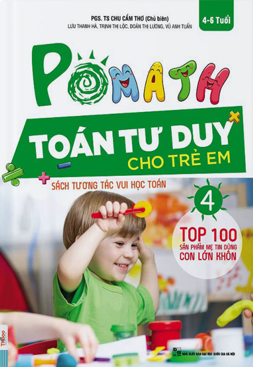 Pomath 4 - Toán Tư Duy Cho Trẻ Em Từ 4-6 Tuổi