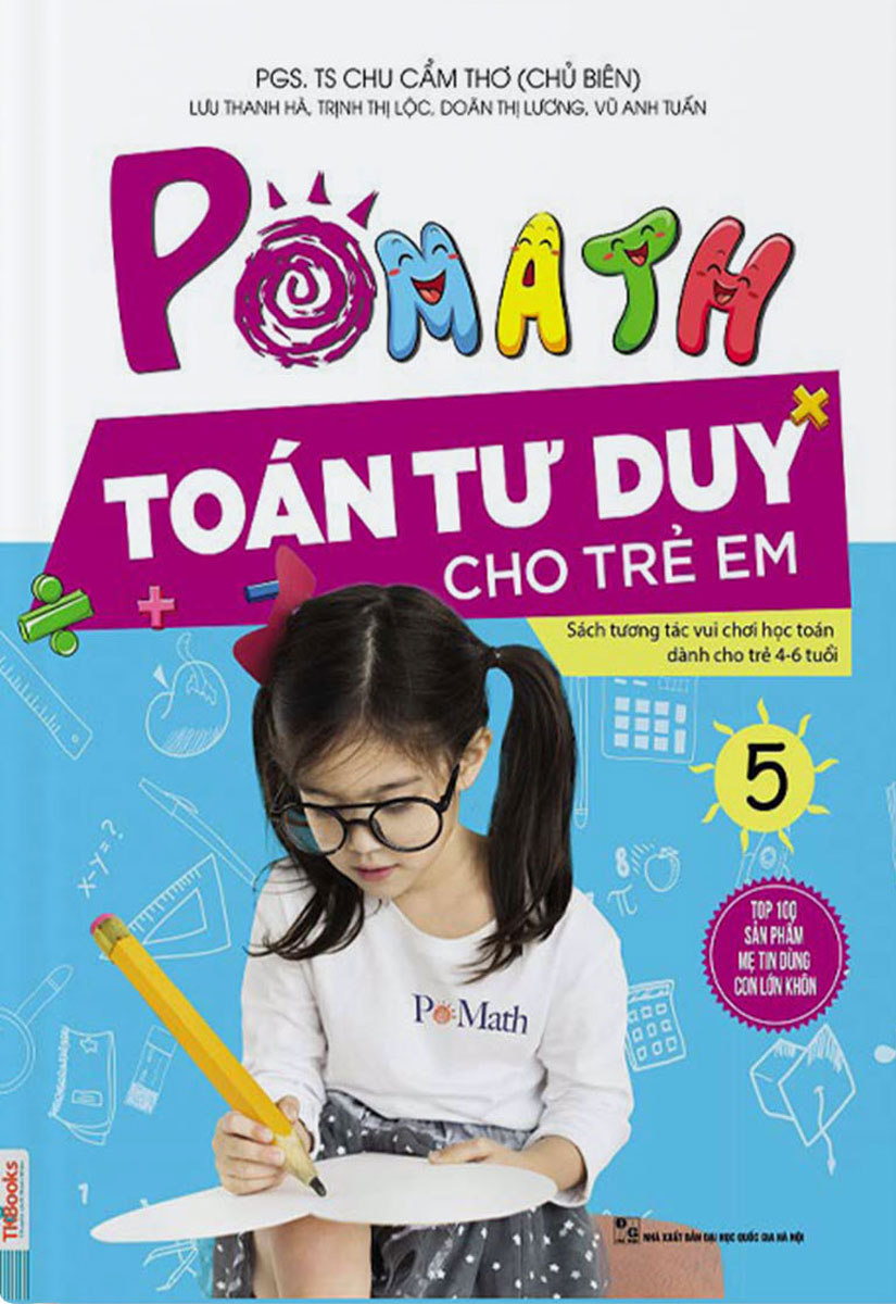 Pomath 5 - Toán Tư Duy Cho Trẻ Em Từ 4-6 Tuổi