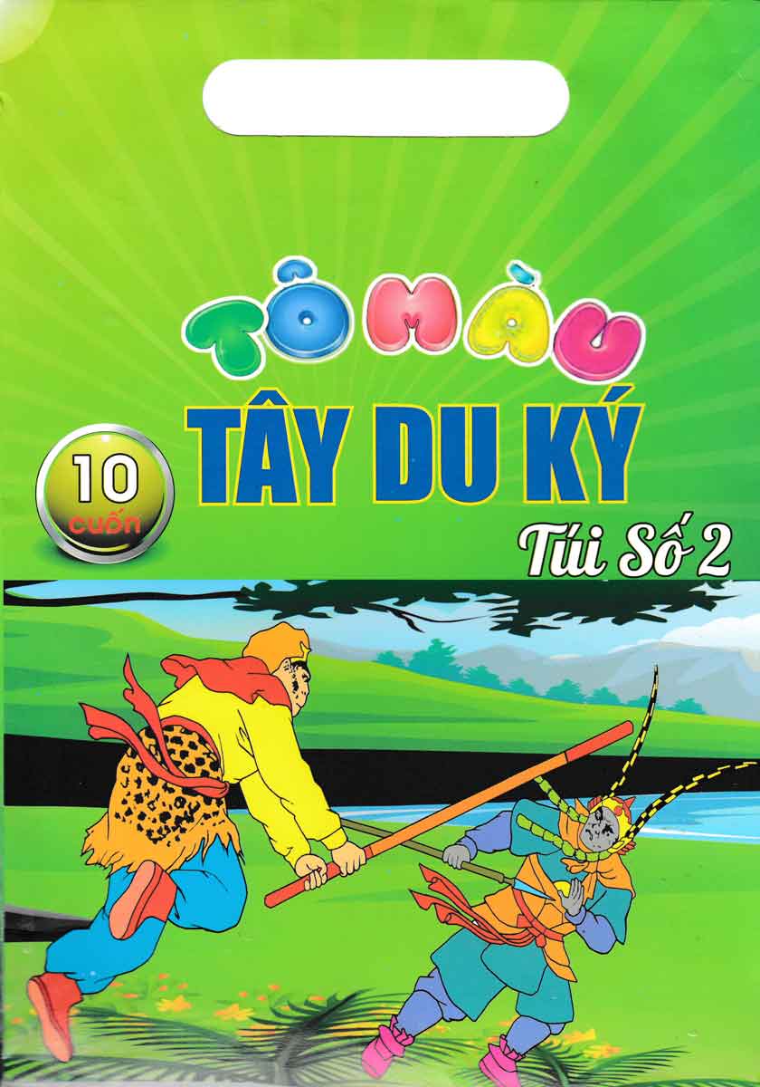 Sách Tô Màu Tây Du Ký - Túi Số 2 (Bộ 10 Cuốn)