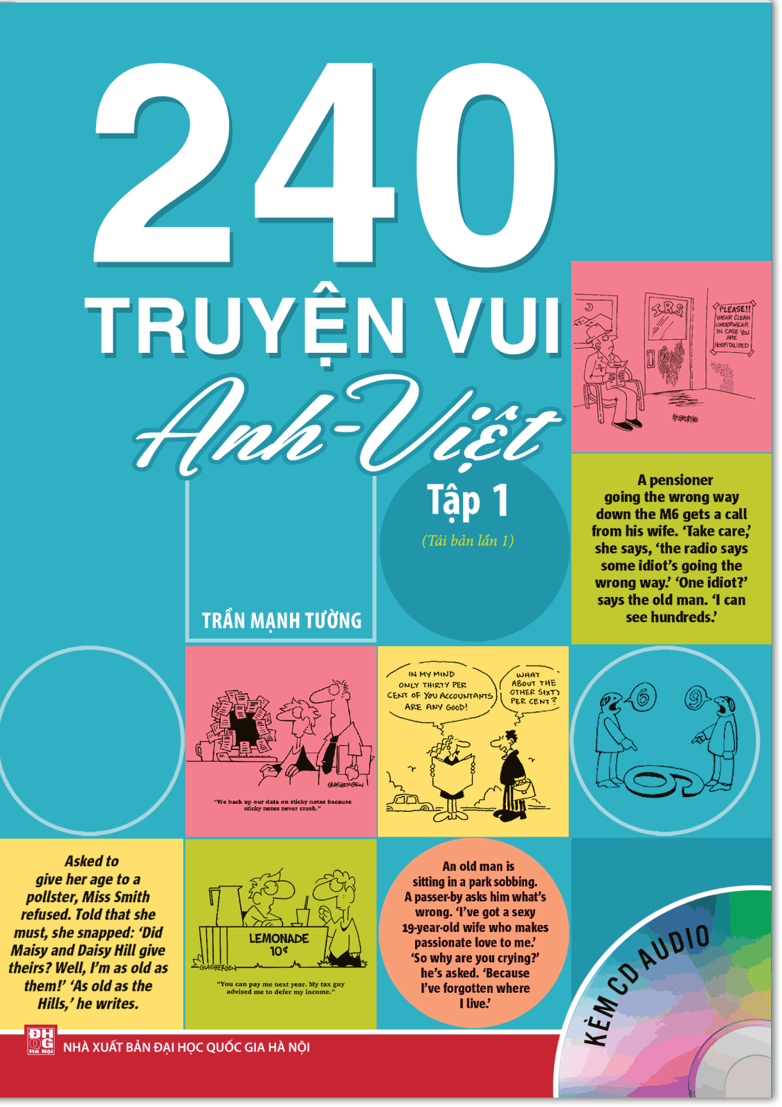 240 Truyện Vui Anh - Việt Tập 1 ( Sách Màu Kèm CD )