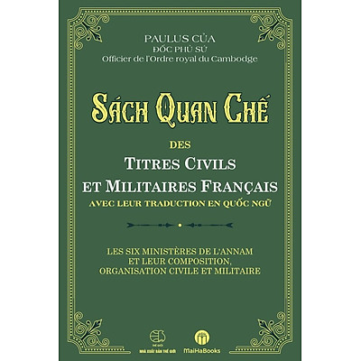 [Tải ebook] SÁCH QUAN CHẾ (Tái bản theo bản in năm 1888) PDF