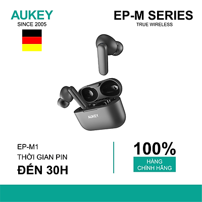 Tai Nghe Bluetooth Aukey V5.0 TWS-EP-M1 Không Dây Mini Thể Thao- Hàng chính hãng