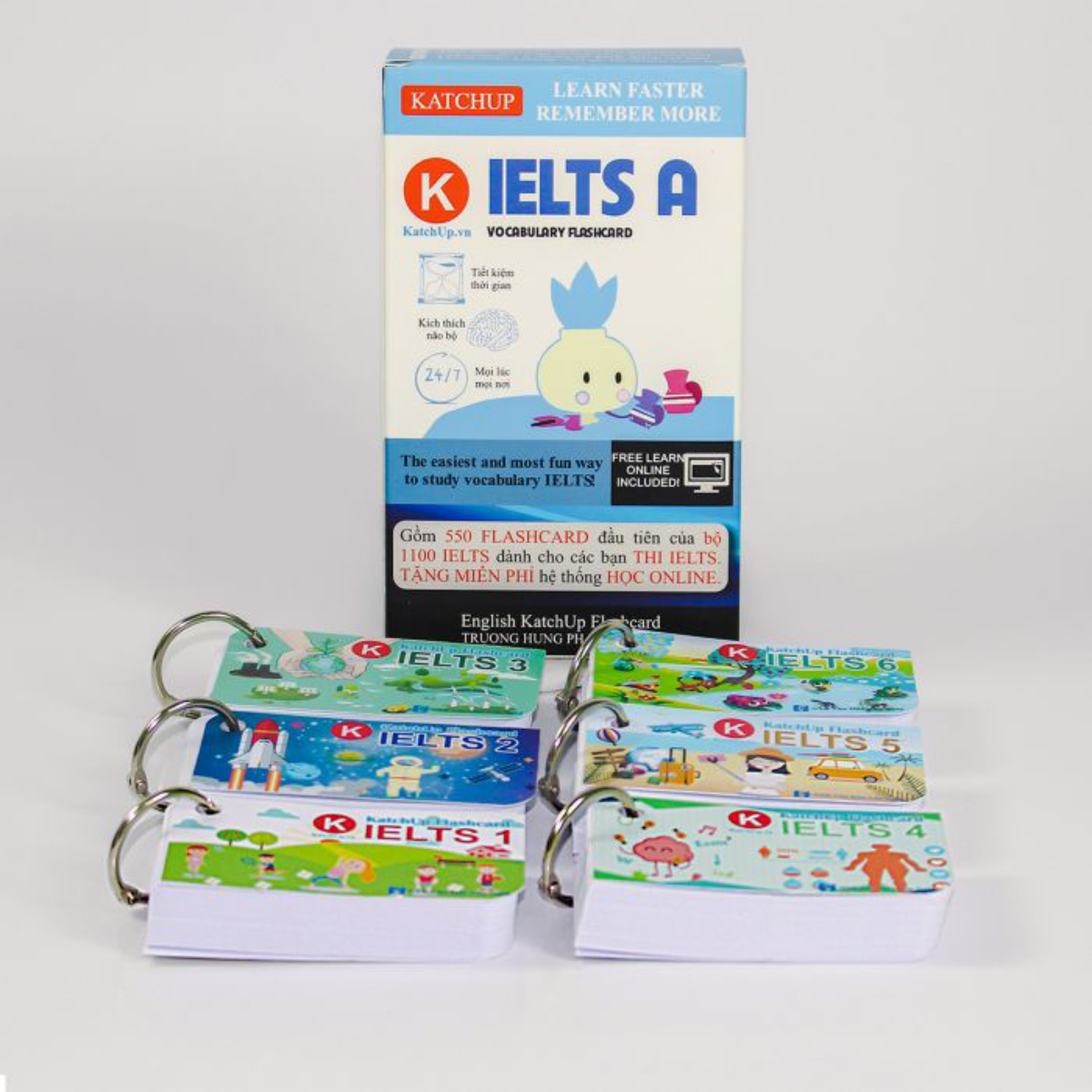 KatchUp Flashcard IELTS A Trắng - High Quality