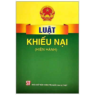 [Tải ebook] Luật Khiếu Nại (Hiện Hành) PDF