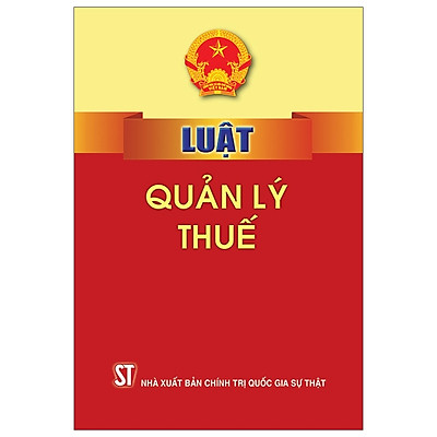 [Tải ebook] Luật Quản Lý Thuế (2019) PDF