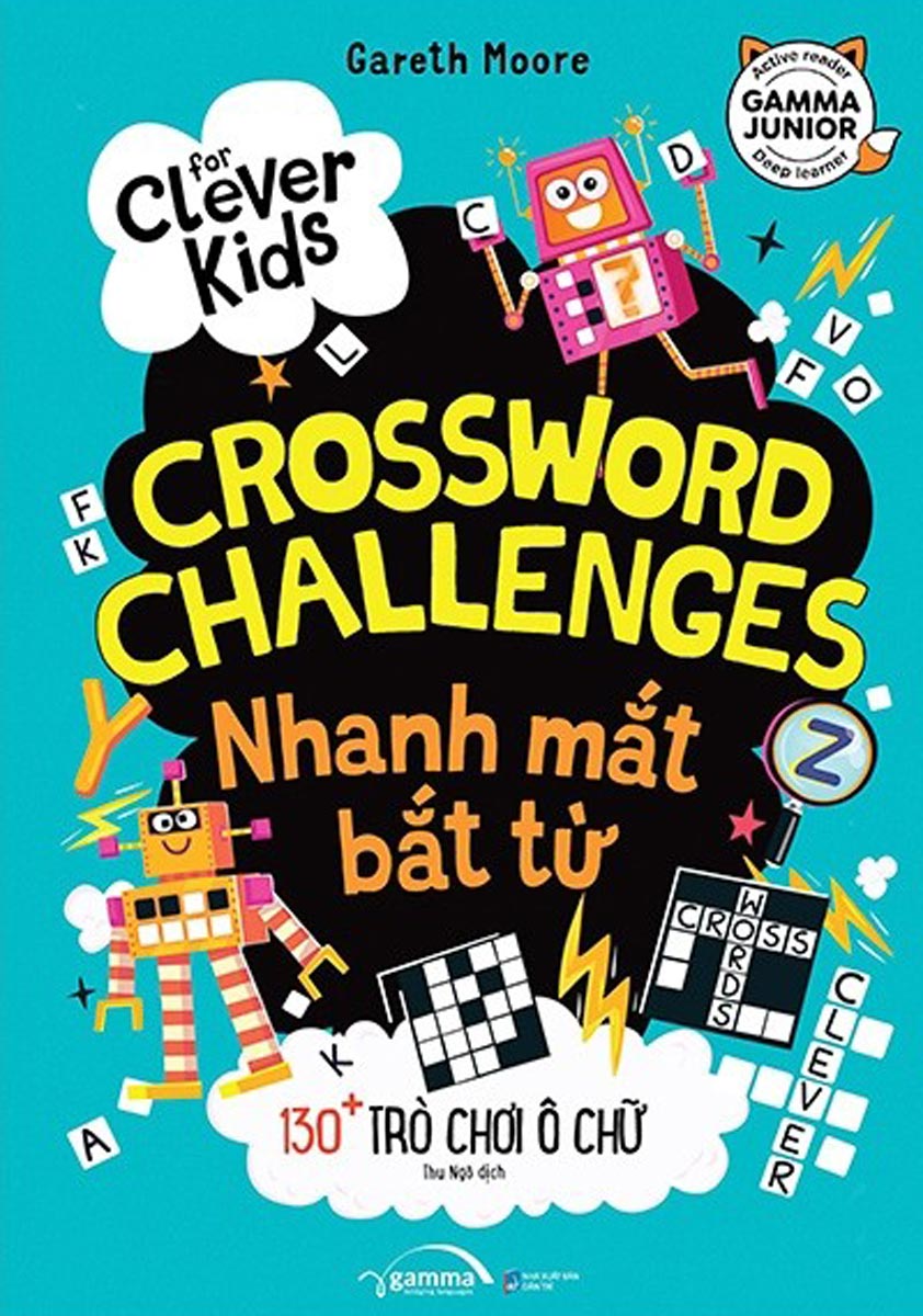 For Clever Kids - Crossword Challenges: Nhanh Mắt Bắt Từ - 130+ Trò Chơi Ô Chữ