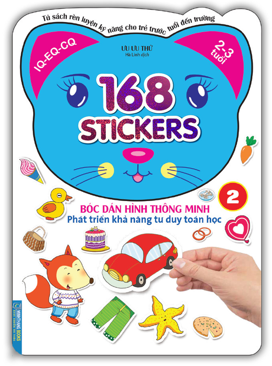 Bóc Dán Hình Thông Minh Phát Triển Khả Năng Tư Duy Toán Học - 168 Sticker (Quyển 2)