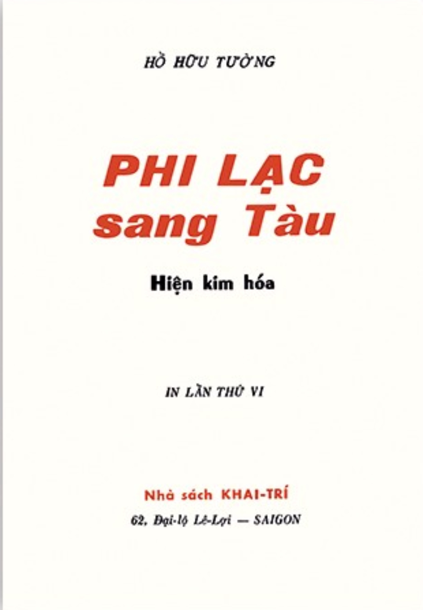 Phi Lạc Sang Tàu