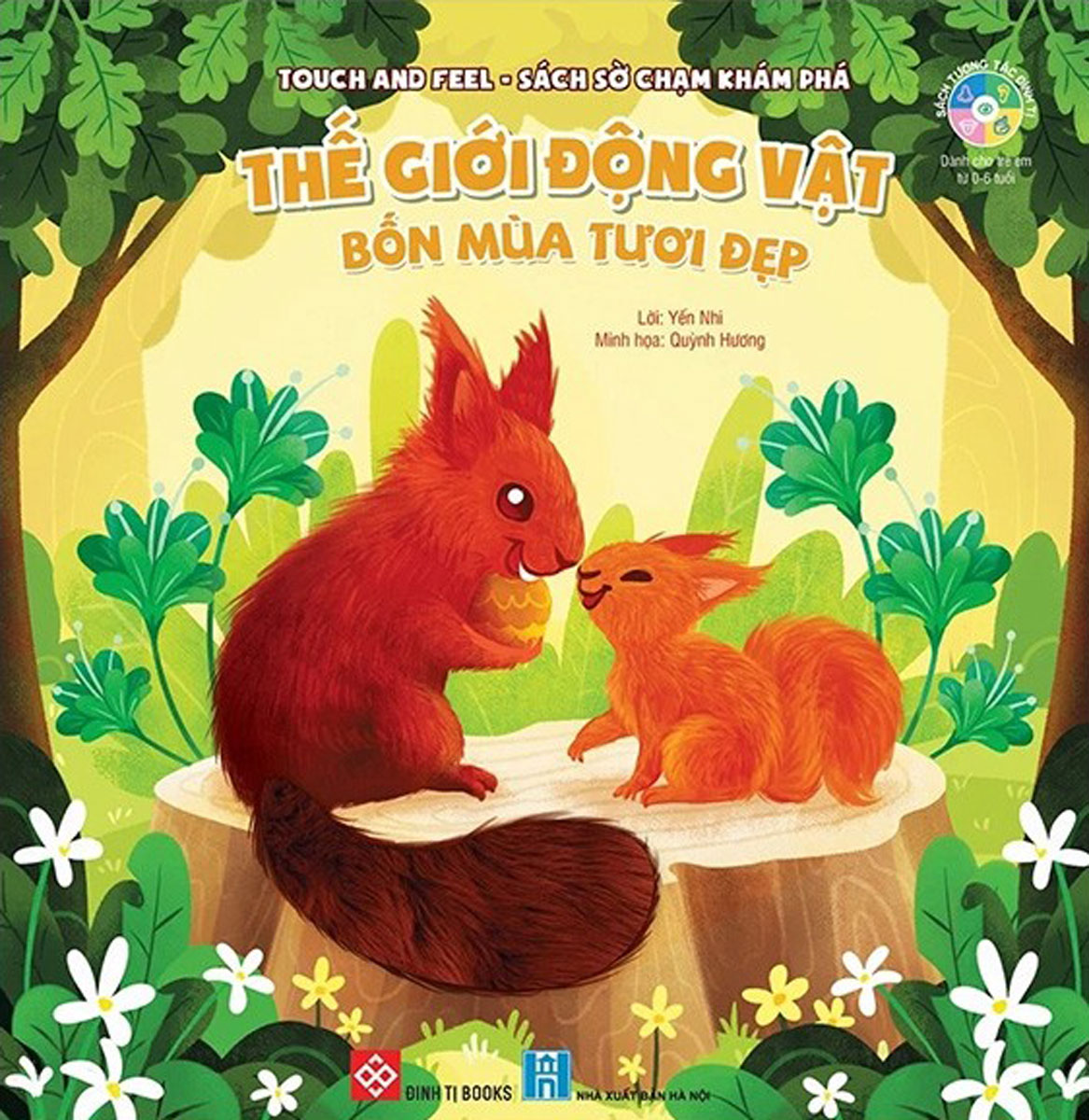 [Tải ebook] Touch And Feel – Sách Sờ Chạm Khám Phá – Thế Giới Động Vật – Bốn Mùa Tươi Đẹp PDF