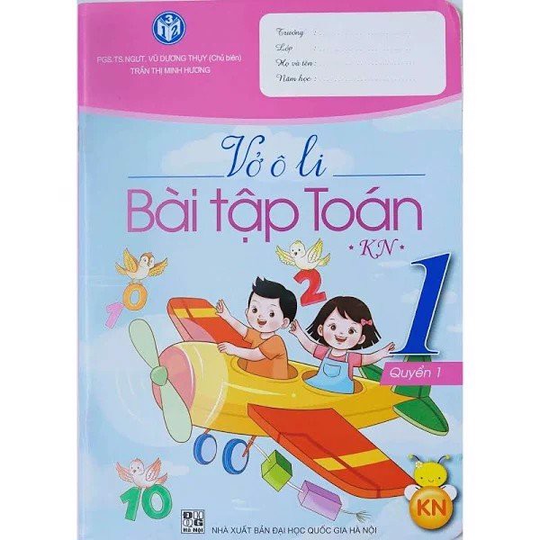 Vở Ô Li Bài Tập Toán - Lớp 1 - Tập 1 - Kết Nối - Tái Bản 2021