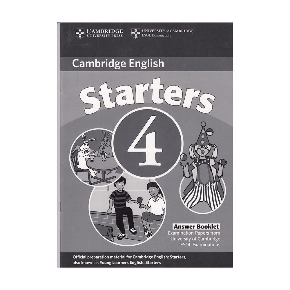 Cambridge Young Learners English Tests Starters 4 Answer Booklet