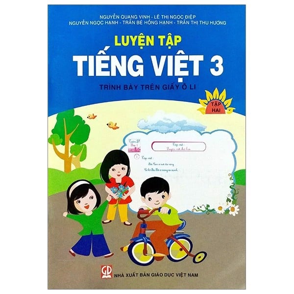Luyện Tập Tiếng Việt 3 - Tập 2 - Trình Bày Trên Giấy Ô Li