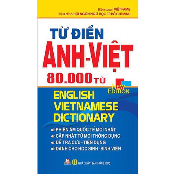 Từ Điển Anh - Việt 80.000 Từ (Văn Lang)